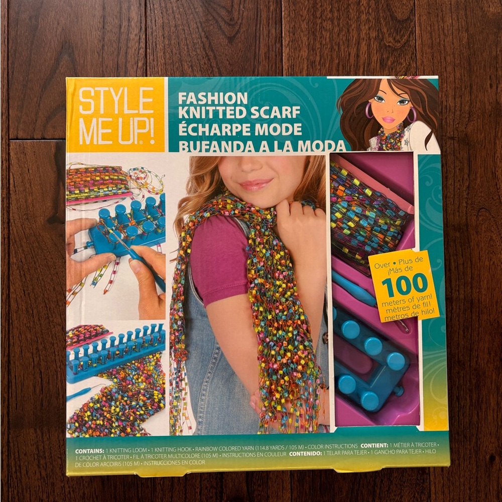 Style Me Up Fashion Knitted Scarf Kit